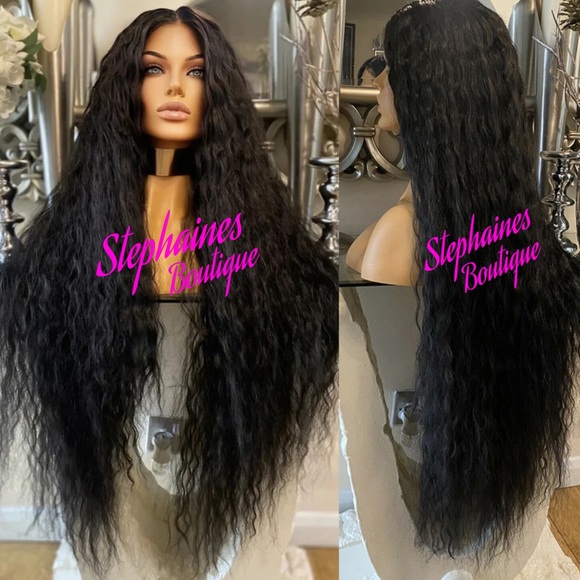 Human Hair Blended Lace Front Wig main image 8